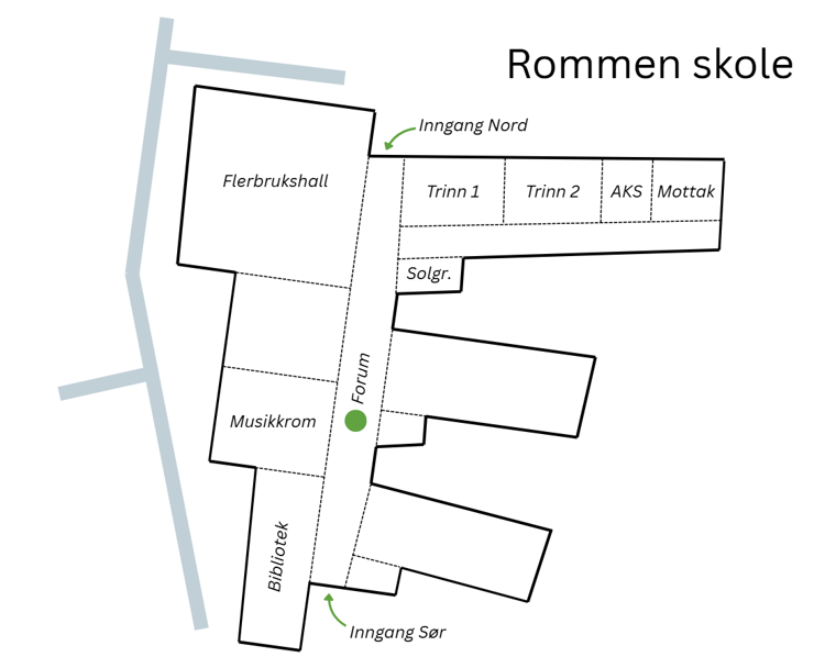 oversiktskart over skolen